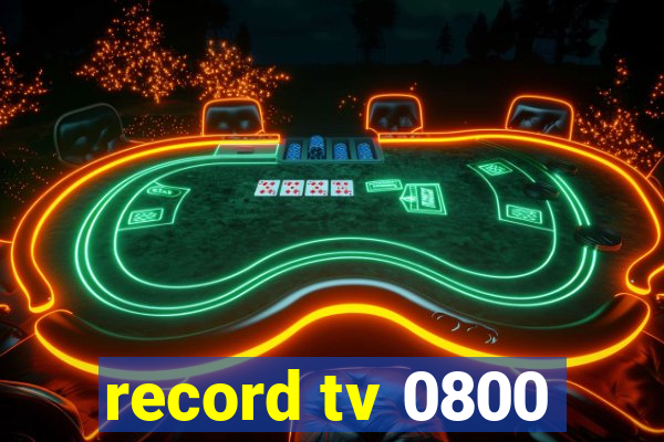 record tv 0800